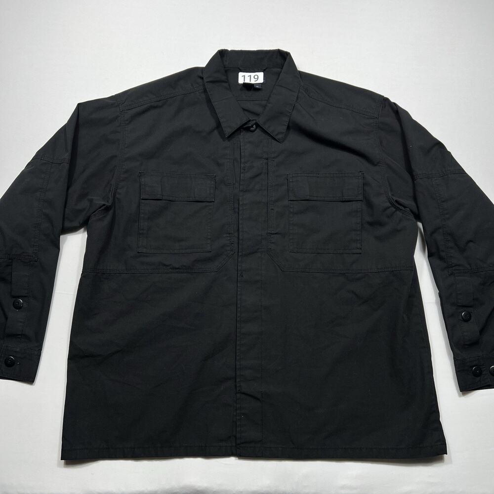 5.11 Tactical Mens Long Sleeve Ripstop Utility Black Work Shirt XL